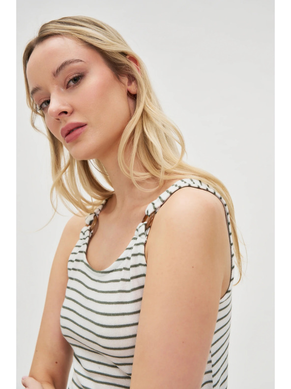 Moodo Bel črtast top Moodo