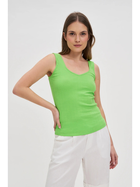 Moodo Zelen rebrast top Moodo