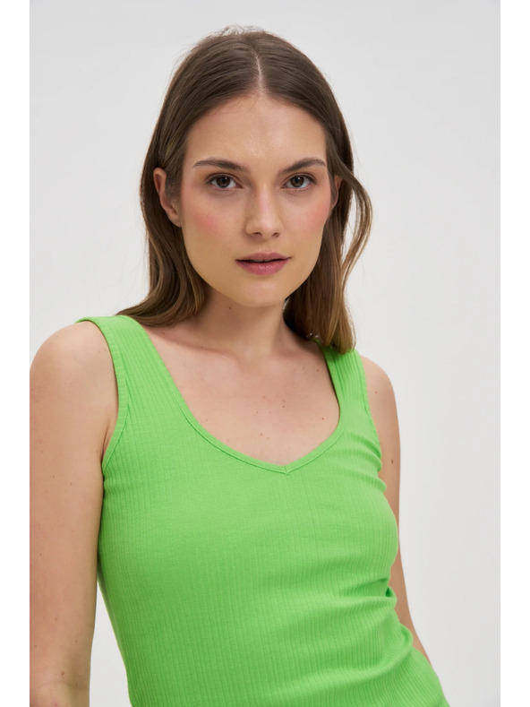 Moodo Zelen rebrast top Moodo