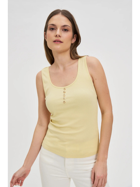 Moodo Rumen rebrast top z gumbi Moodo