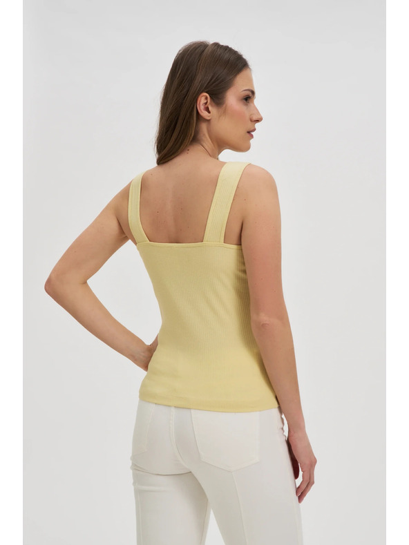 Moodo Rumen rebrast top z gumbi Moodo