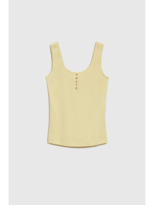 Moodo Rumen rebrast top z gumbi Moodo