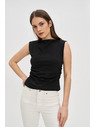 Moodo Gladek črn top Moodo