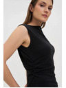 Moodo Gladek črn top Moodo