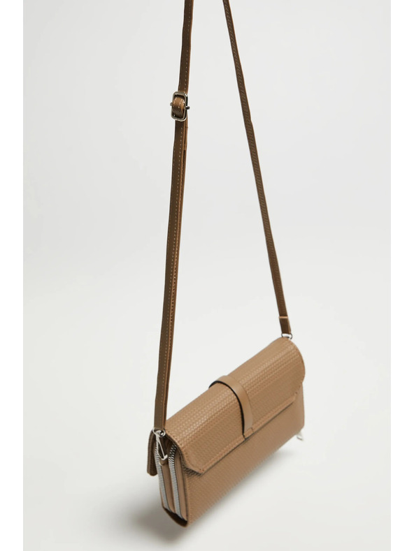 Moodo Bež torba z zadrgo Moodo