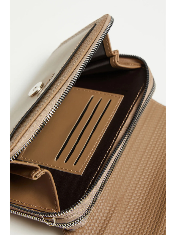 Moodo Bež torba z zadrgo Moodo