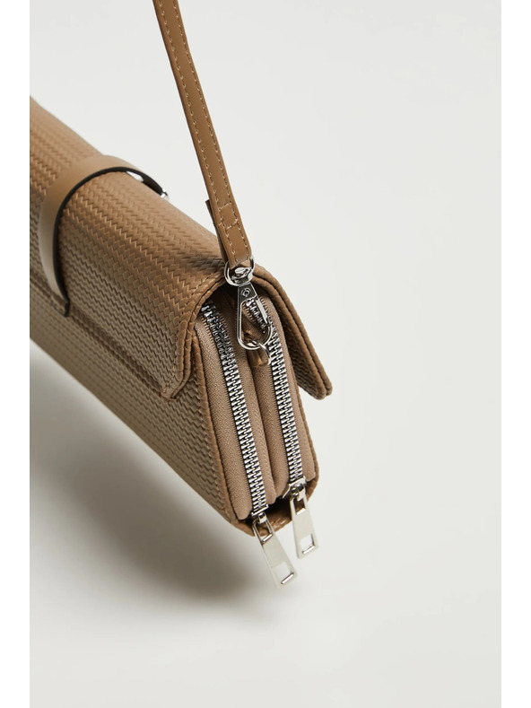 Moodo Bež torba z zadrgo Moodo