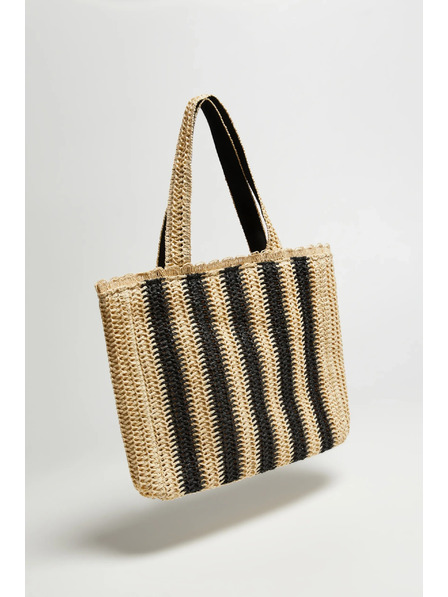 Moodo Velika črtasta torba Moodo