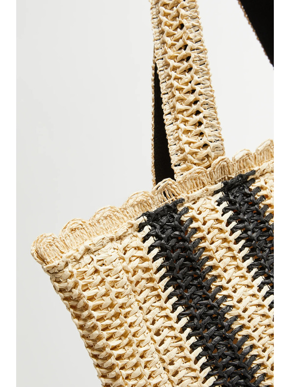 Moodo Velika črtasta torba Moodo