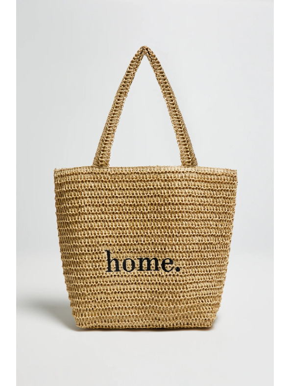 Moodo Pletena torba bež Moodo