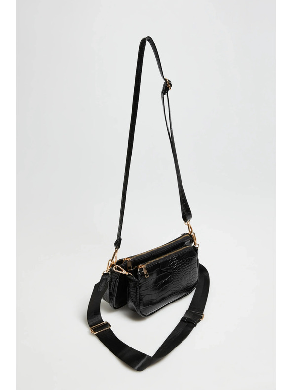 Moodo Dvojna torbica, črna Moodo