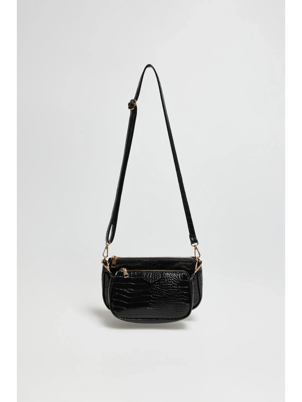 Moodo Dvojna torbica, črna Moodo