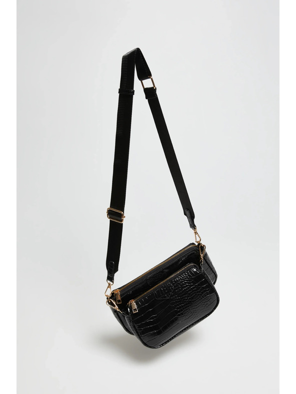 Moodo Dvojna torbica, črna Moodo