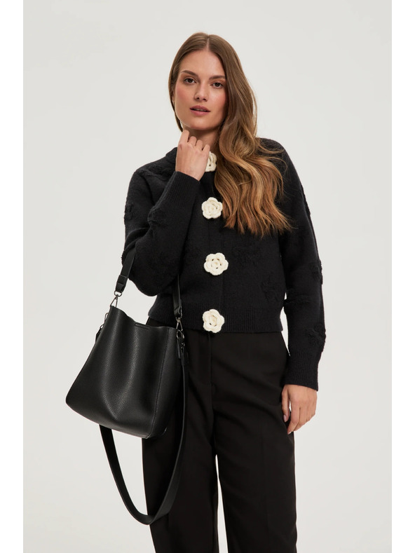 Moodo Črna torba čez ramo Moodo