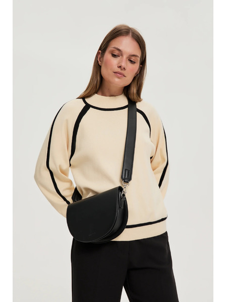 Moodo Črna crossbody torbica Moodo