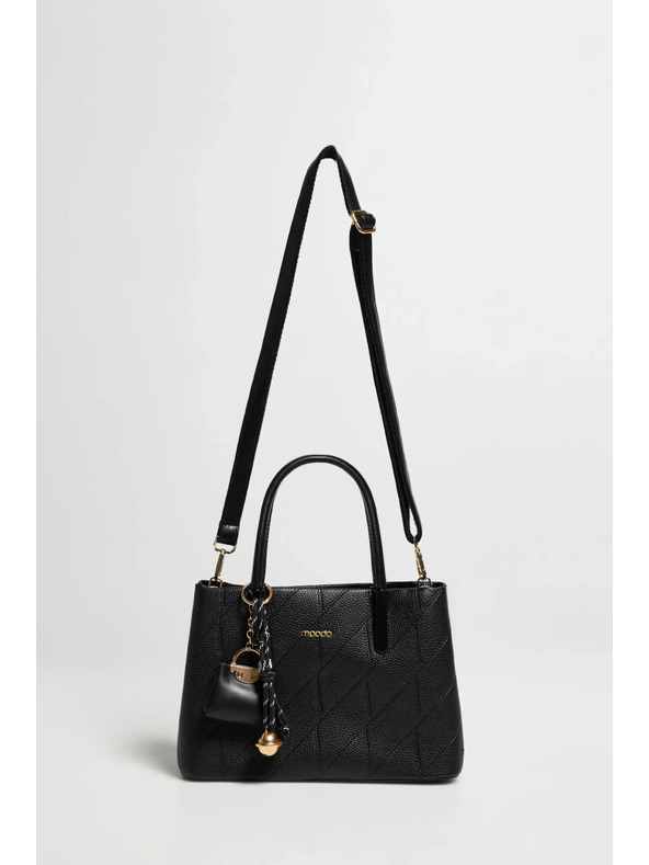 Moodo Črna torba z obeskom Moodo