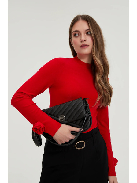 Moodo Črna torba z dvojnim ročajem Moodo