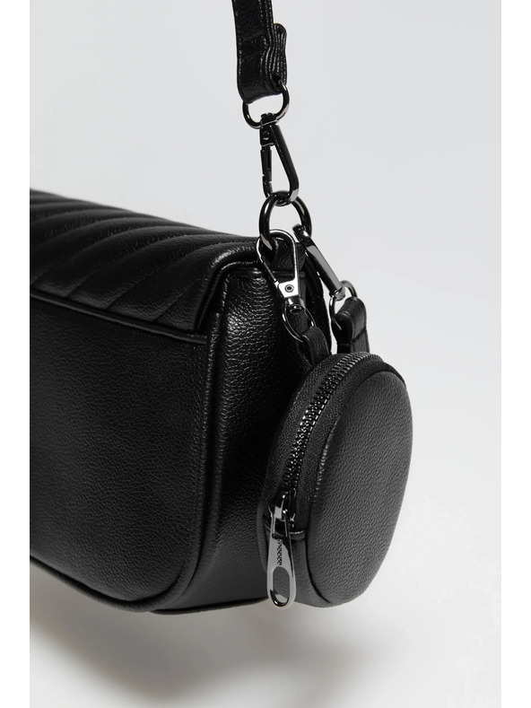 Moodo Črna torba z dvojnim ročajem Moodo