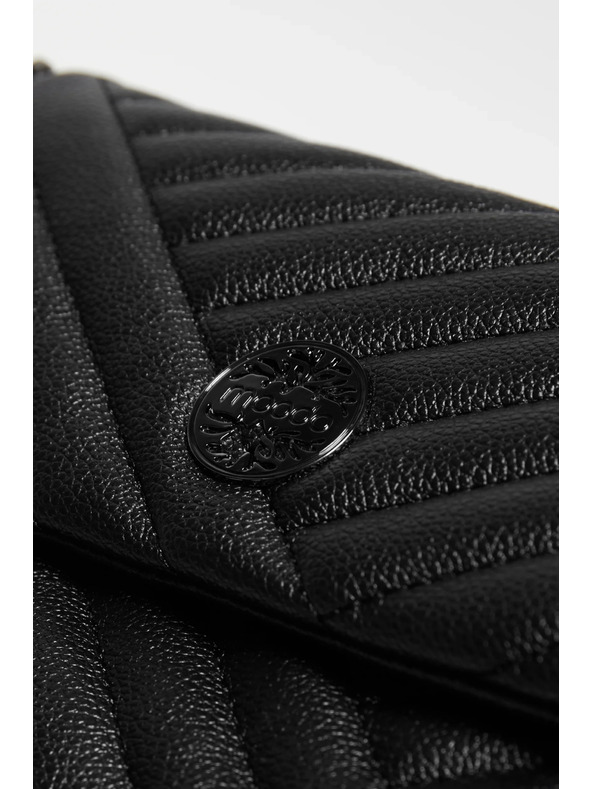 Moodo Črna torba z dvojnim ročajem Moodo