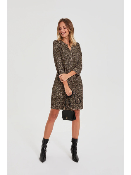 Moodo Majhna črna torbica z dolgimi ročaji Moodo