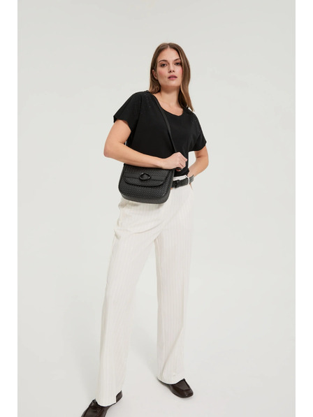 Moodo Majhna črna torbica čez ramo Moodo