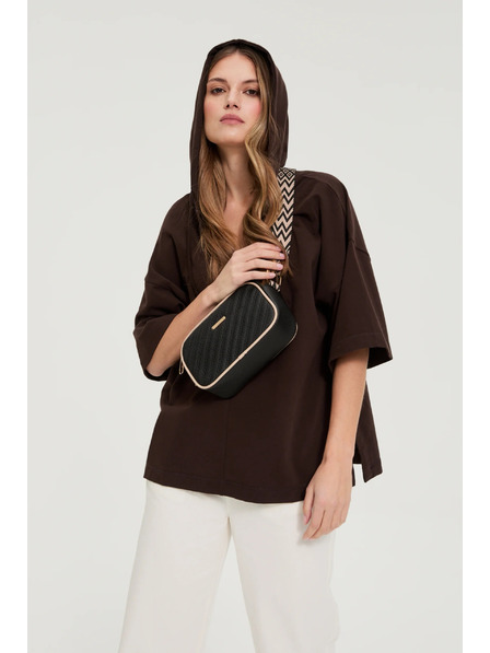 Moodo Črna crossbody torbica Moodo