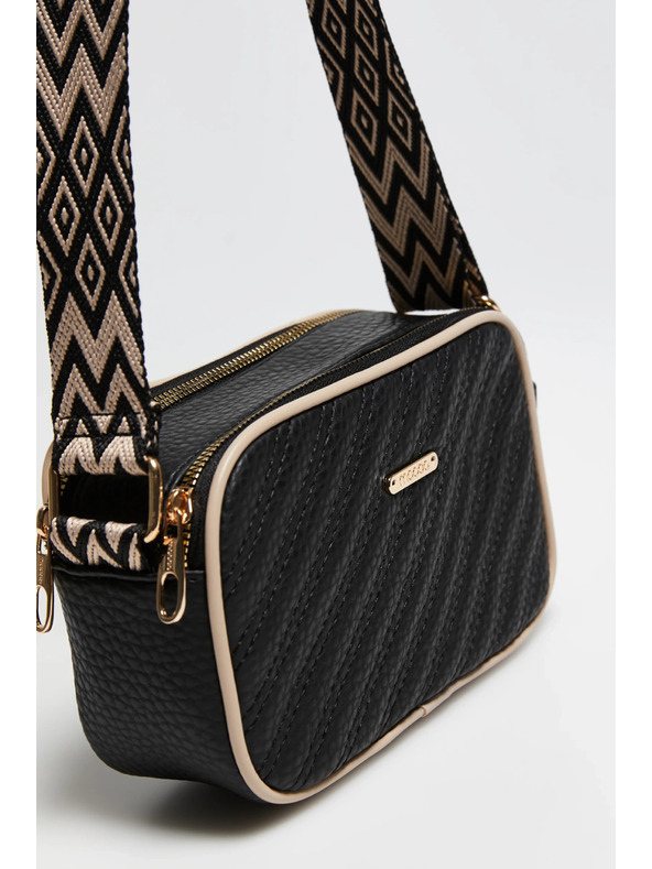 Moodo Črna crossbody torbica Moodo