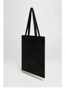 Moodo Črna nakupovalna torba s potiskom Moodo