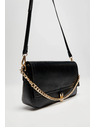 Moodo Elegantna črna torbica z verigo Moodo