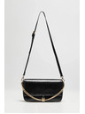 Moodo Elegantna črna torbica z verigo Moodo
