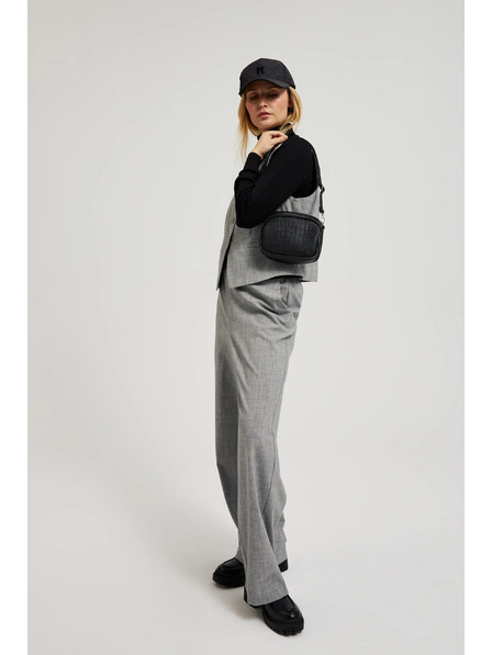 Moodo Majhna črna torbica iz ekološkega usnja Moodo