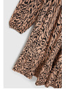 Moodo Rjave obleke z živalskim vzorcem Moodo