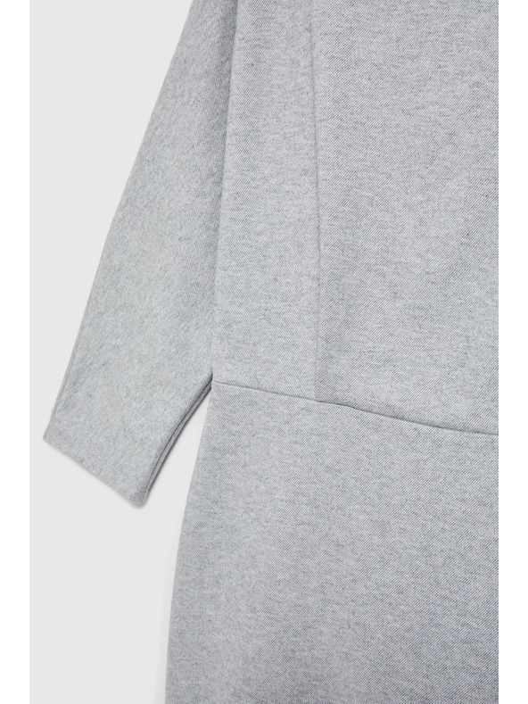 Moodo Gladke obleke do kolen sive Moodo