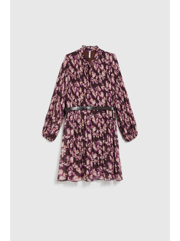 Moodo Nagubane obleke z pasom rjave Moodo