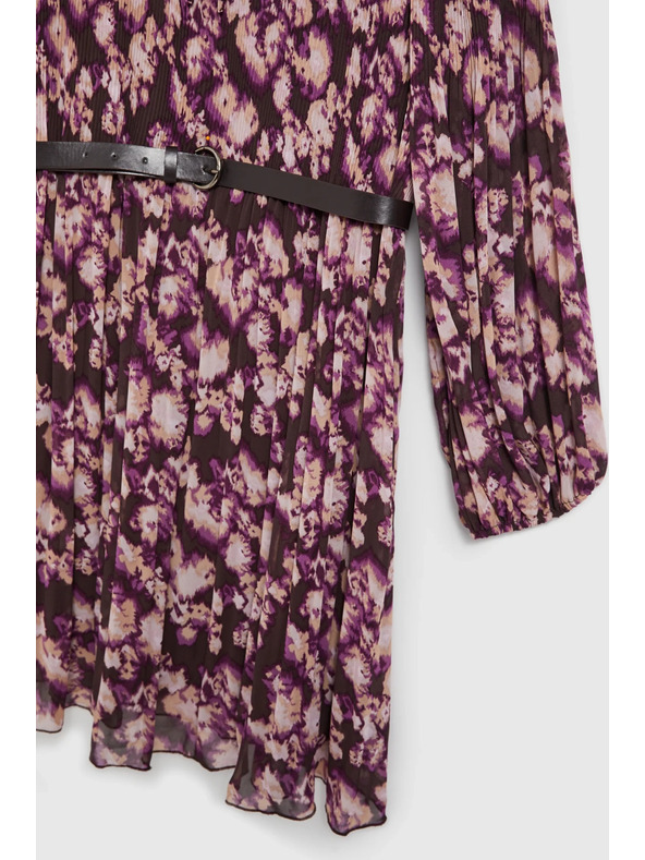 Moodo Nagubane obleke z pasom rjave Moodo