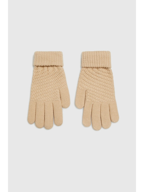 Moodo Pletene bežaste rokavice Moodo