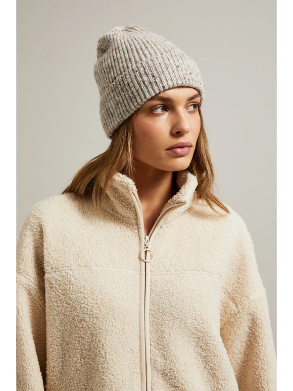 Moodo Rebrasta kapa bež Moodo