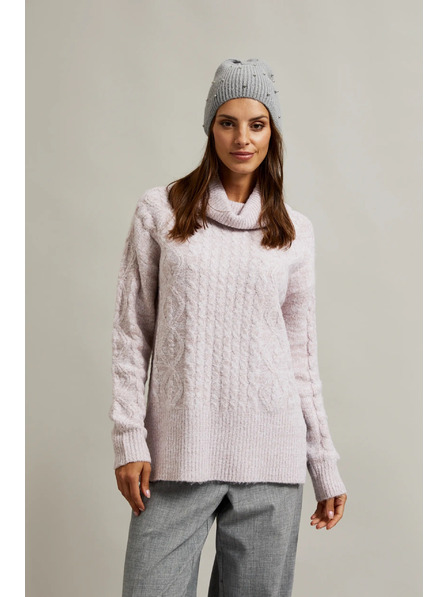 Moodo Rebrasta kapa z biseri siva Moodo