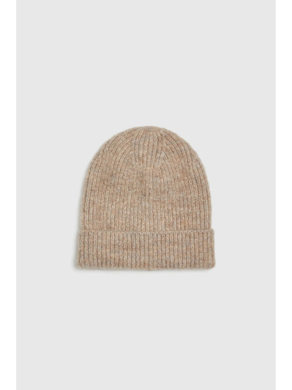 Moodo Kapa z metalnim nitjo bežaste barve Moodo