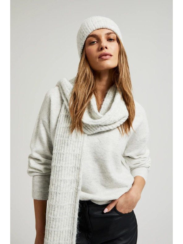 Moodo Siva kapa z volno Moodo