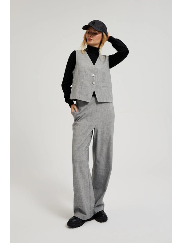 Moodo Eleganten telovnik siv Moodo