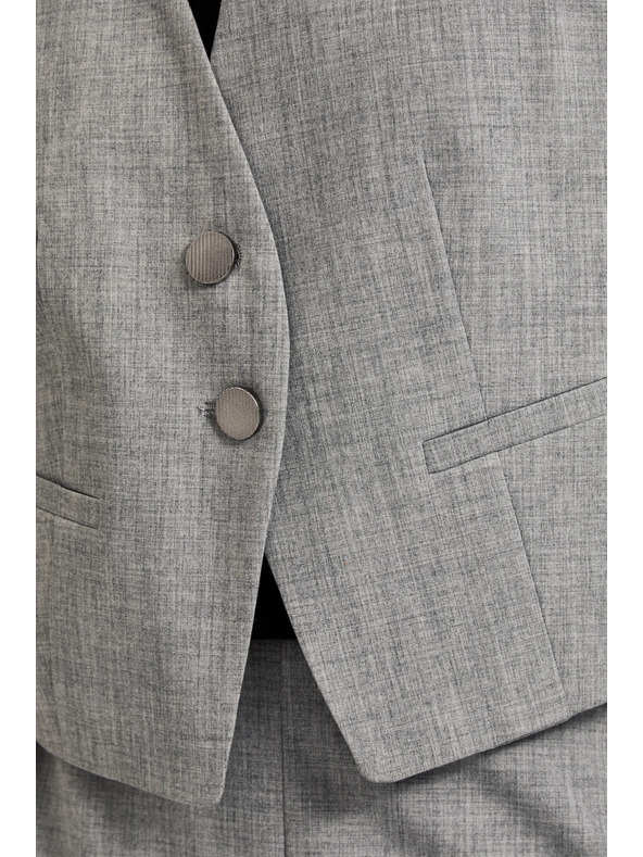 Moodo Eleganten telovnik siv Moodo