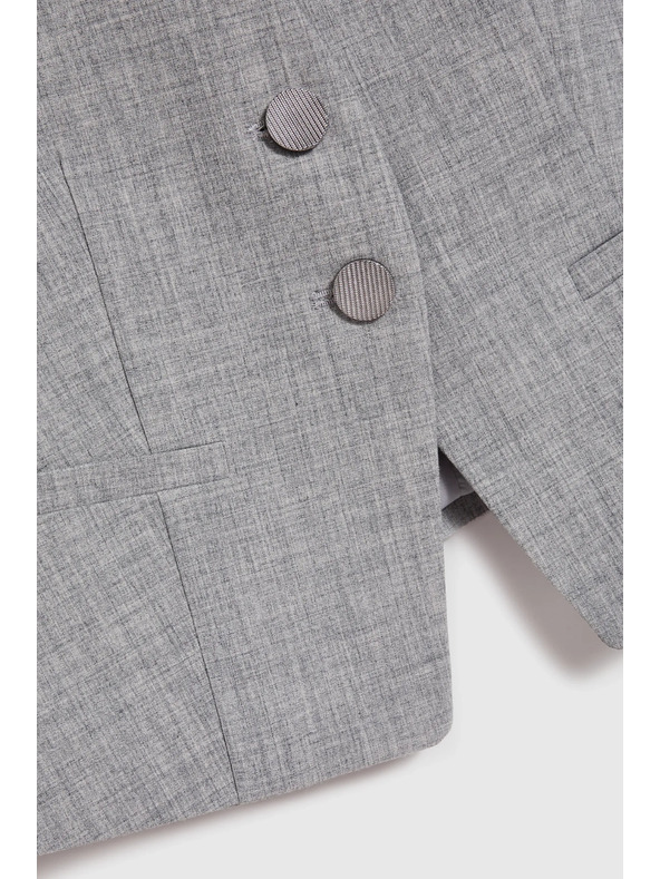 Moodo Eleganten telovnik siv Moodo