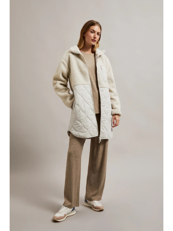 Moodo Bež teddy jakna Moodo