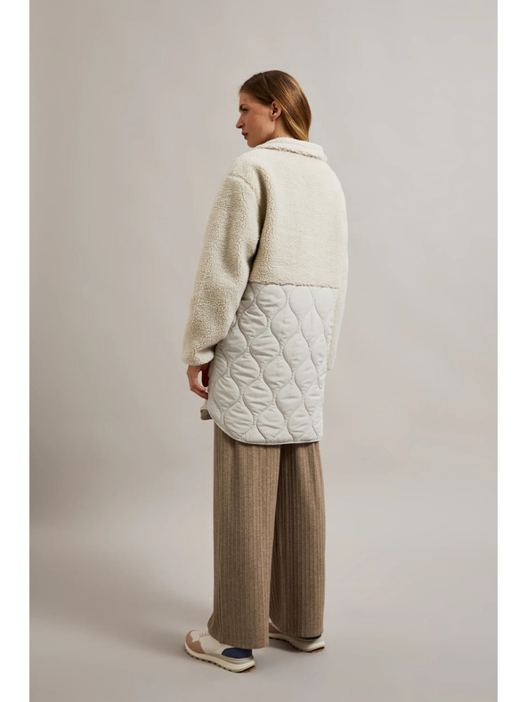 Moodo Bež teddy jakna Moodo