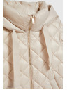 Moodo Kratka prešita jakna s kapuco bež Moodo