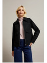 Moodo Črna jakna z velikimi žepi Moodo