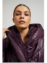 Moodo Jakna s prešitjem vijolična Moodo