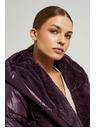 Moodo Jakna s prešitjem vijolična Moodo