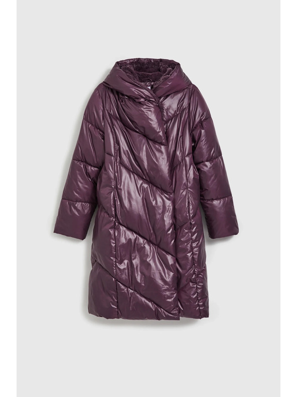 Moodo Jakna s prešitjem vijolična Moodo